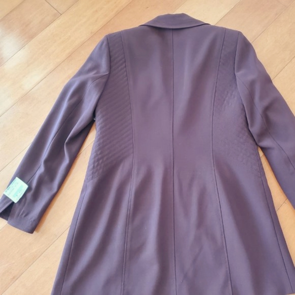 Burgundy New Vintage Designer's Wool Suit, 6 - Picture 5 of 12